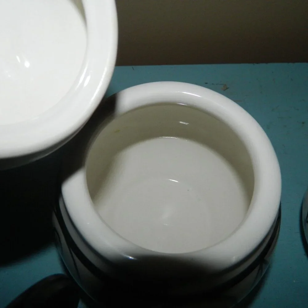 Pottery Barn Ceramic Creamer and Sugar Set